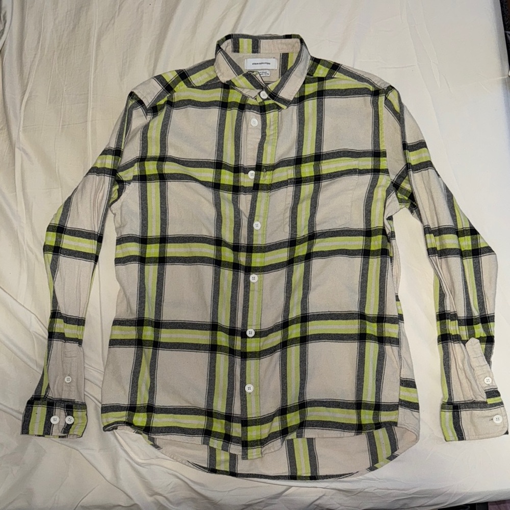 Urban Outfitters Plaid Button-Up Shirt